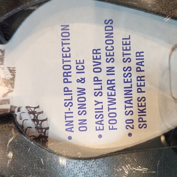 NWT Yukon Charlie's SlipNots Traction Soles 2 pair pack M sz 6-12, W 7-13 - Picture 5 of 11